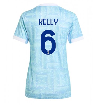 Lacne Ženy Futbalové dres Juventus Lloyd Kelly #6 2025-26 Krátky Rukáv - Preč Lacne Ženy Futbalové dres Juventus Lloyd Kelly #6 2025-26 Krátky Rukáv - Preč